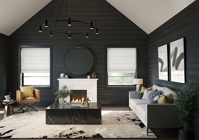 Knutsford, Classic Grey - Motorised Roman Blind - Image 5